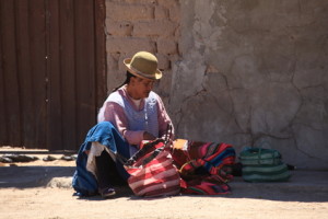 woman in bolivia