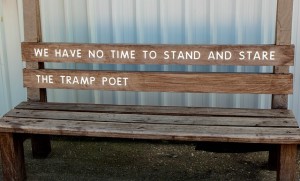 poetry bench